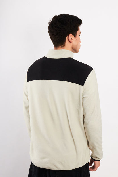 2010 The North Face Fleece Quarter Button (L)