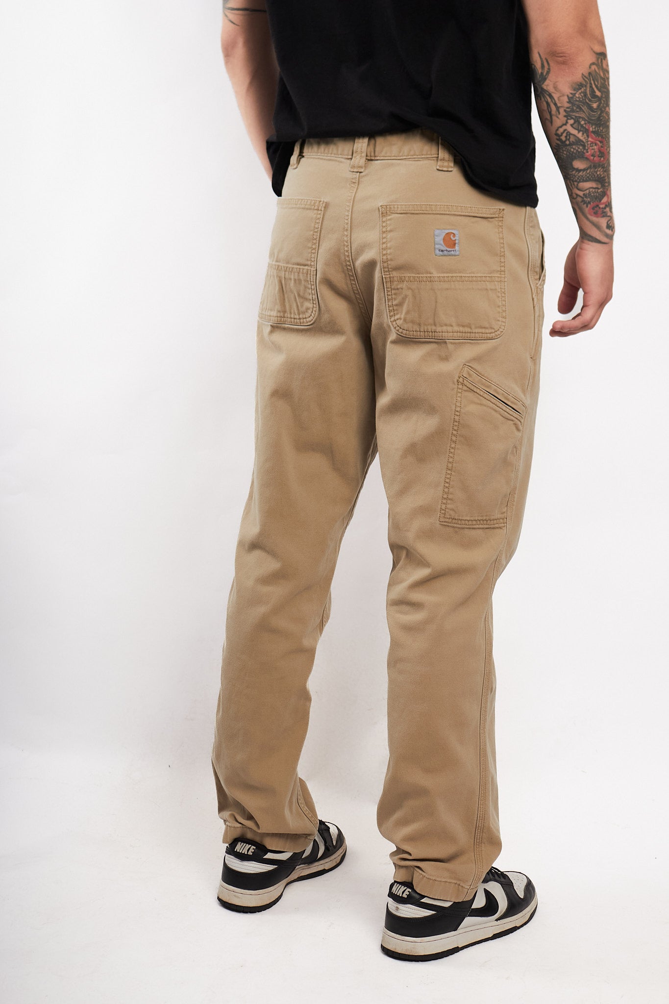Vintage Carhartt Dark Khakhi Cargo Pant (32/34)
