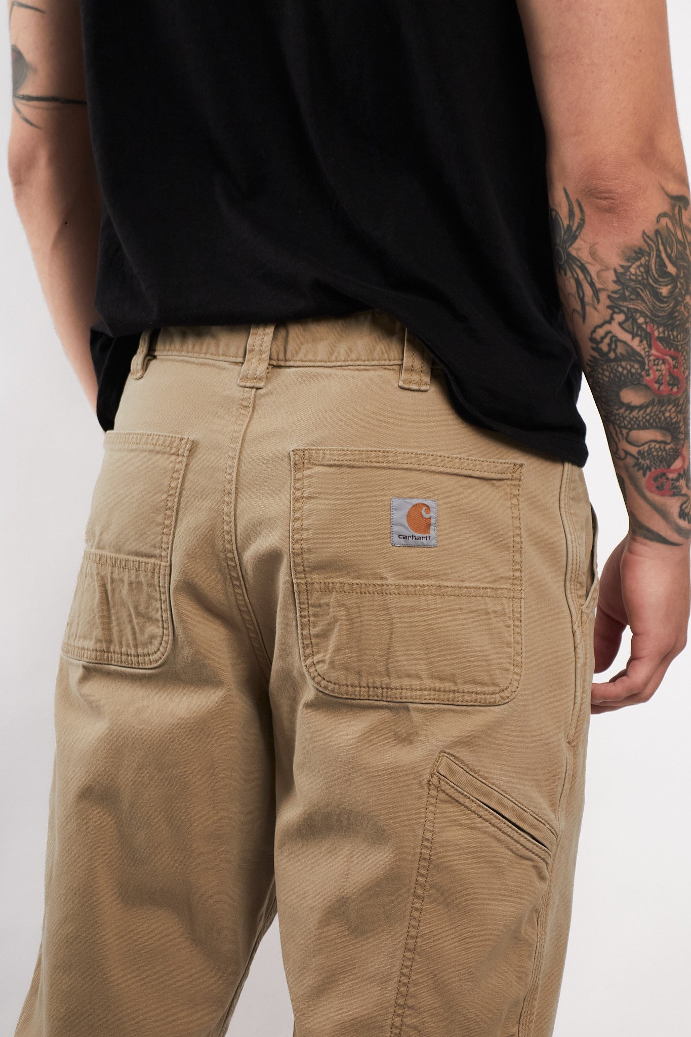 Vintage Carhartt Dark Khakhi Cargo Pant (32/34)