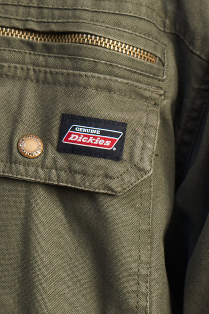 2000 Dickies Work Hooded Shirt Jacket (L/XL)