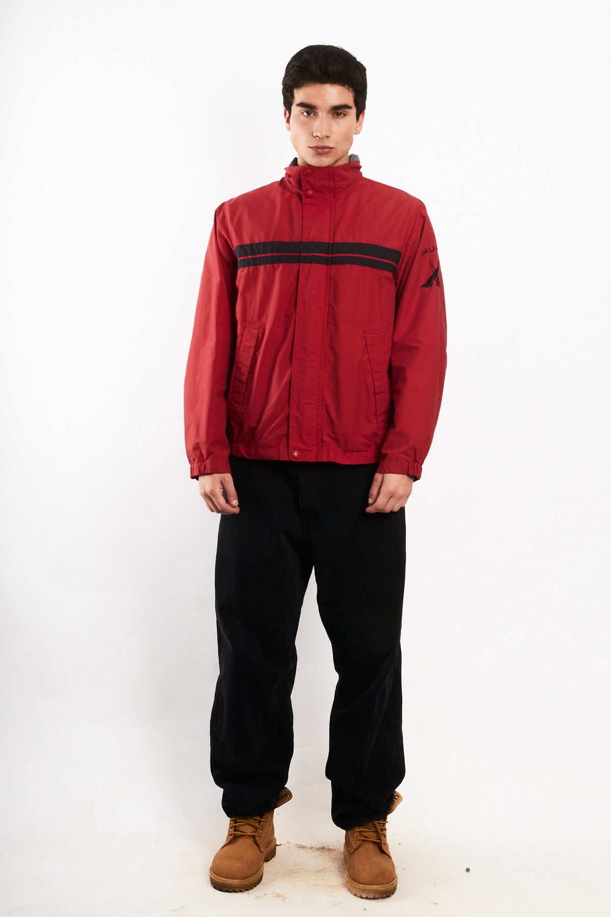 2000 Vintage Nautica Colorbock Striped Jacket (M)