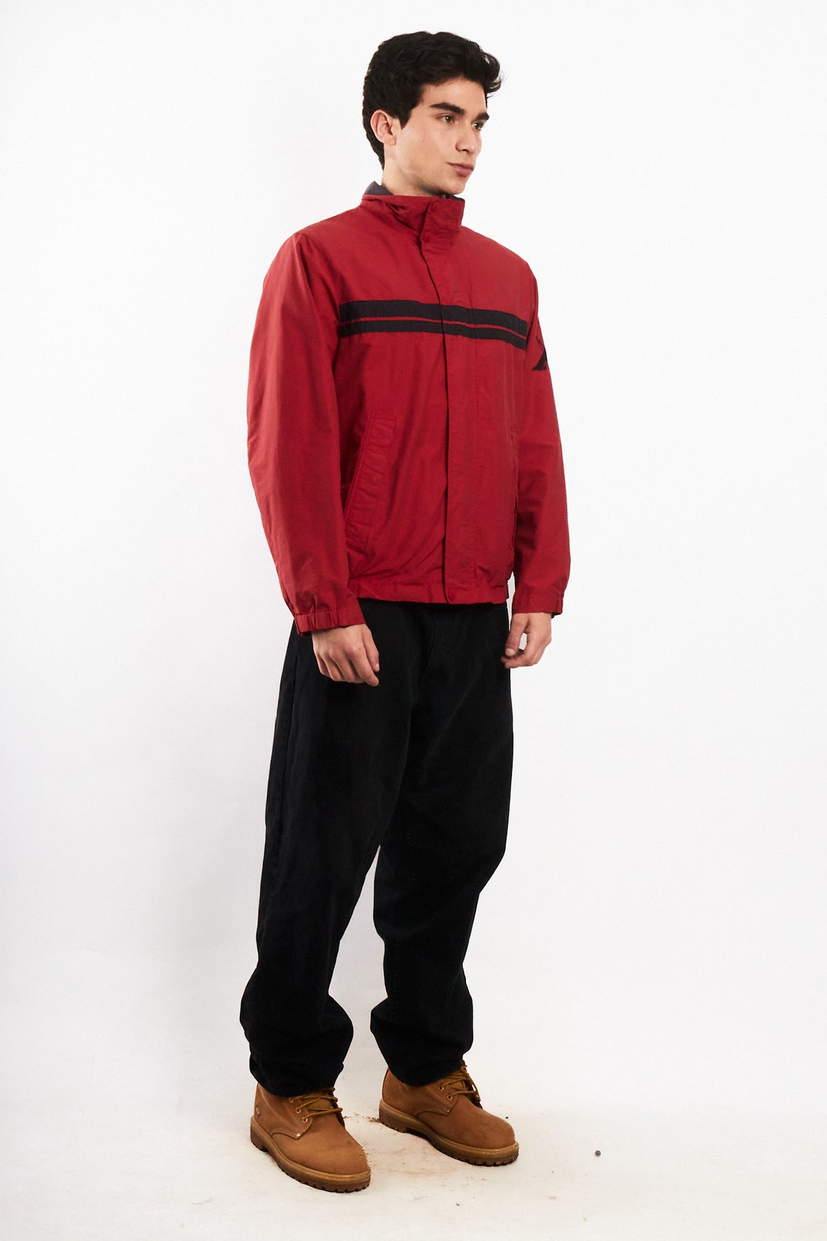 2000 Vintage Nautica Colorbock Striped Jacket (M)