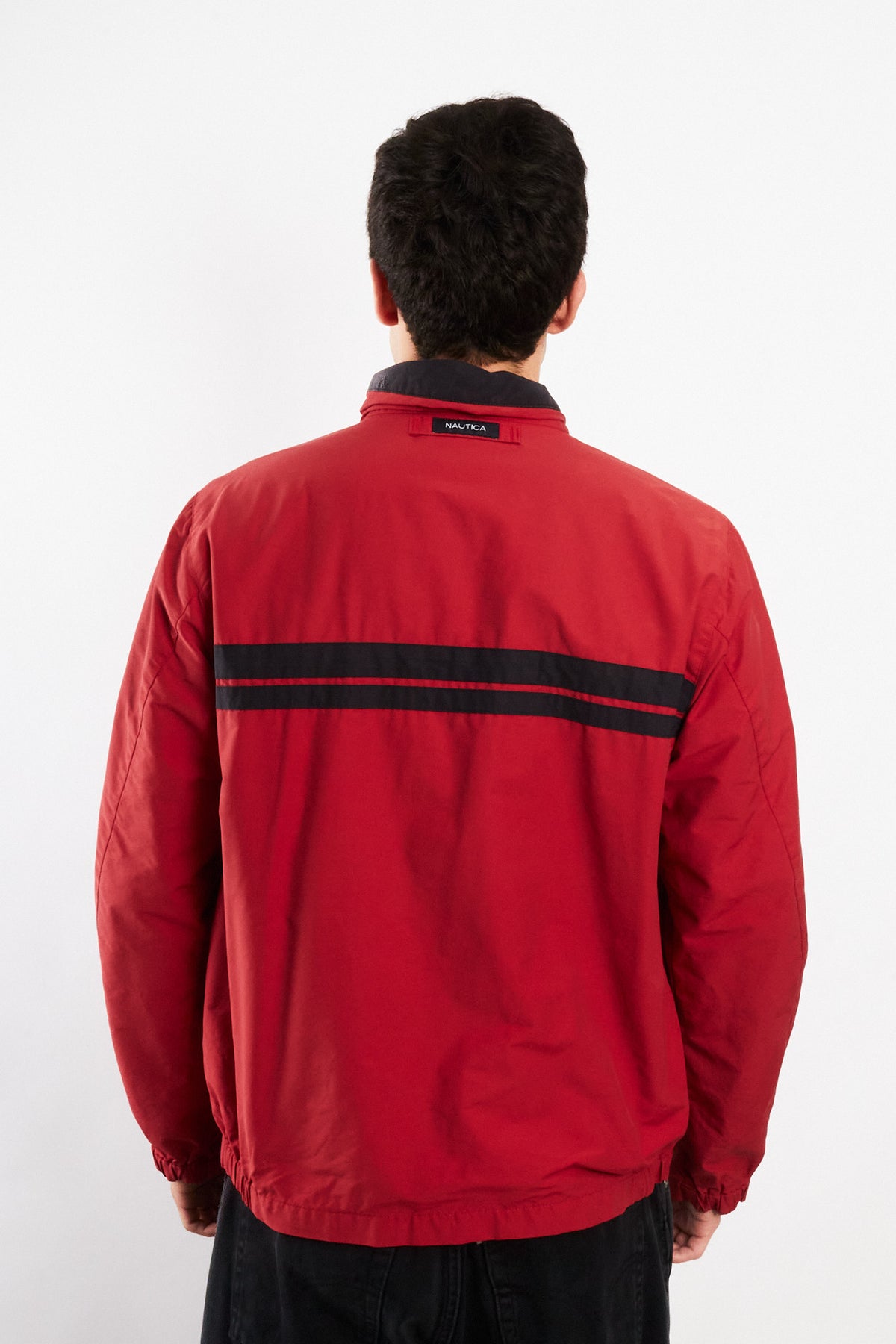 2000 Vintage Nautica Colorbock Striped Jacket (M)