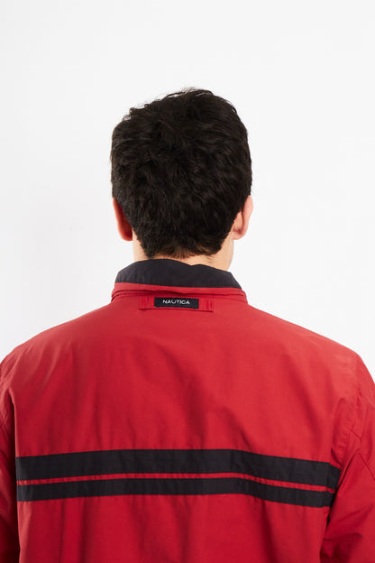 2000 Vintage Nautica Colorbock Striped Jacket (M)