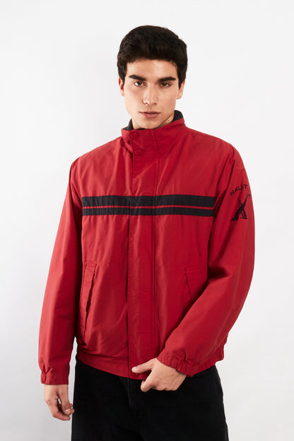 2000 Vintage Nautica Colorbock Striped Jacket (M)