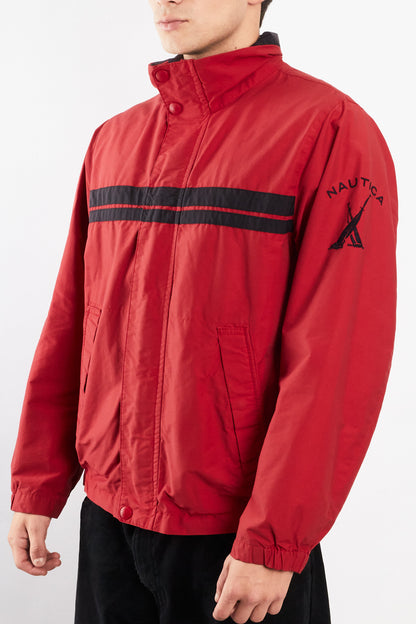 2000 Vintage Nautica Colorbock Striped Jacket (M)