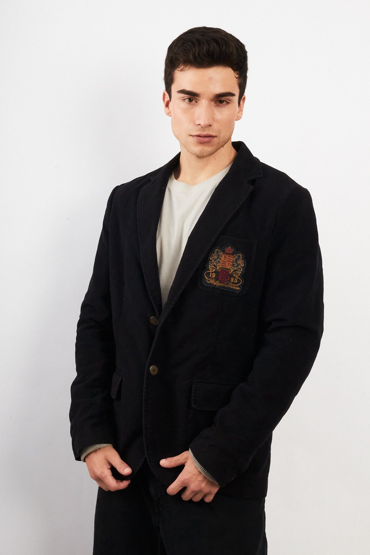 2000 Vintage Hilfiger Denim Navy Blazer (M/L)