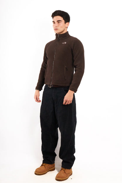2000 Vintage The North Face Coffee Fleece Jacket (S/M)