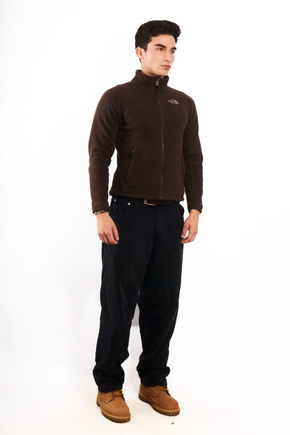 2000 Vintage The North Face Coffee Fleece Jacket (S/M)