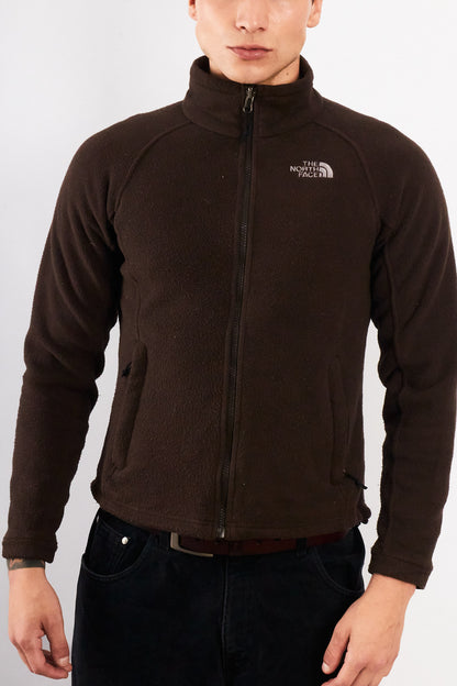 2000 Vintage The North Face Coffee Fleece Jacket (S/M)