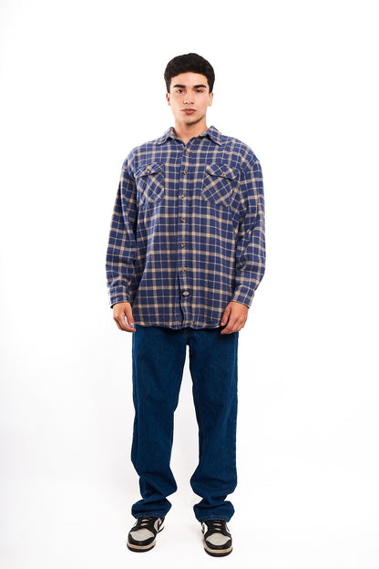 2000 Dickies Plaid Flannel (L/XL)