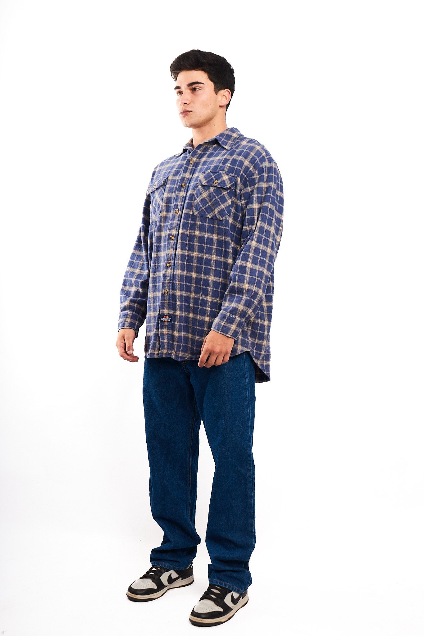 2000 Dickies Plaid Flannel (L/XL)
