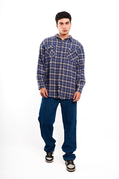 2000 Dickies Plaid Flannel (L/XL)