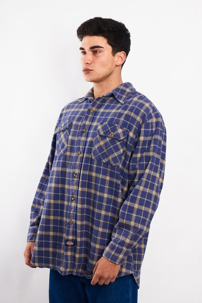 2000 Dickies Plaid Flannel (L/XL)