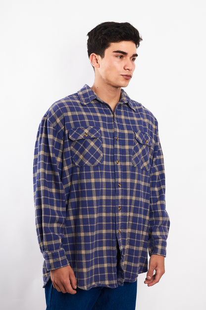 2000 Dickies Plaid Flannel (L/XL)