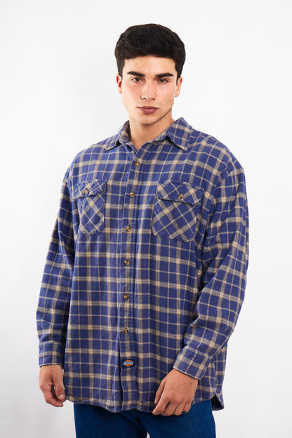 2000 Dickies Plaid Flannel (L/XL)
