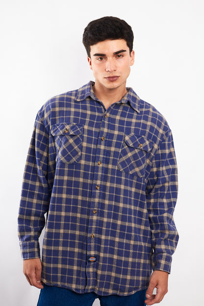 2000 Dickies Plaid Flannel (L/XL)