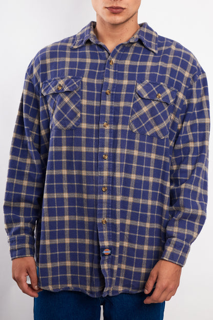 2000 Dickies Plaid Flannel (L/XL)