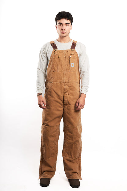 Vintage Carhartt Brown Baggy Carpenter Overall (M/L)