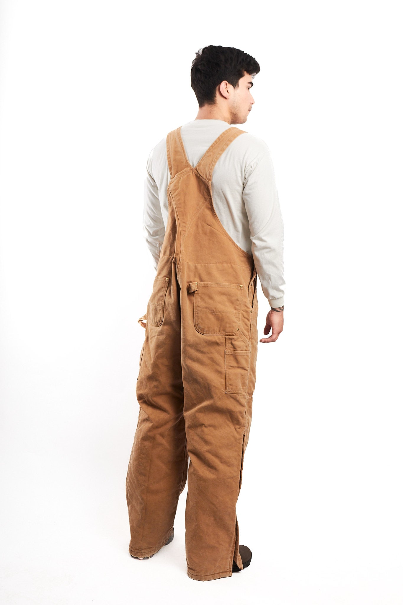 Vintage Carhartt Brown Baggy Carpenter Overall (M/L)