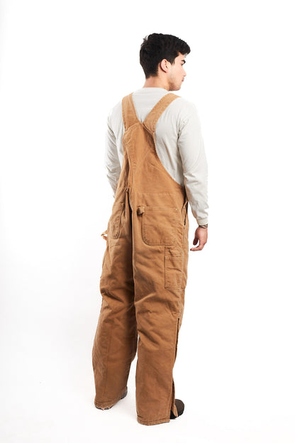 Vintage Carhartt Brown Baggy Carpenter Overall (M/L)