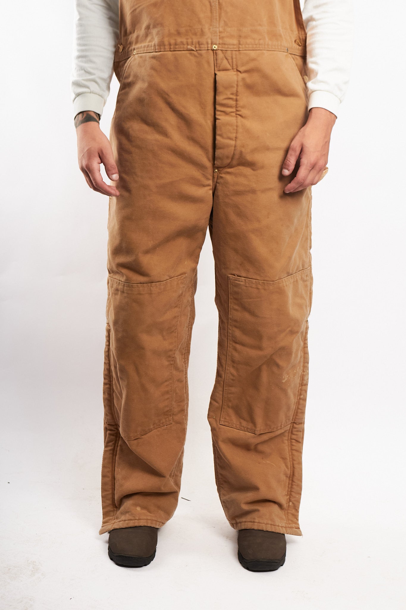 Vintage Carhartt Brown Baggy Carpenter Overall (M/L)