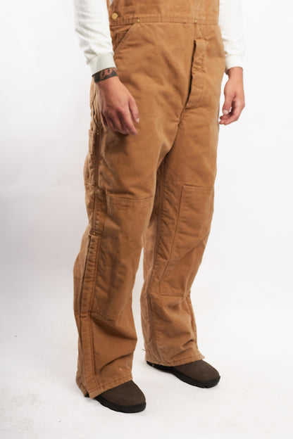 Vintage Carhartt Brown Baggy Carpenter Overall (M/L)