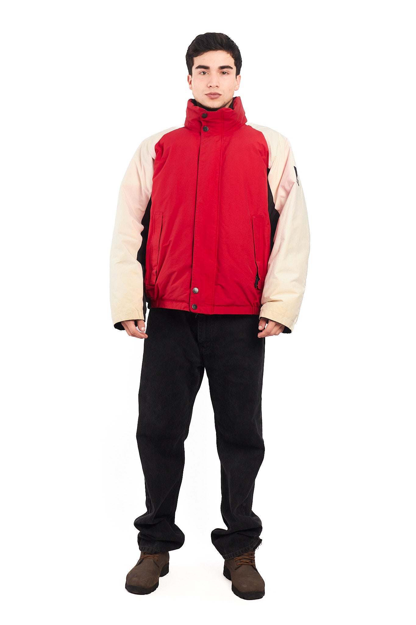 2000 Vintage Nautica NS-83 Reversible Down Puffer Jacket (XL)