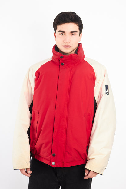 2000 Vintage Nautica NS-83 Reversible Down Puffer Jacket (XL)