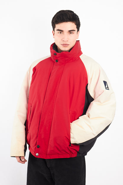 2000 Vintage Nautica NS-83 Reversible Down Puffer Jacket (XL)