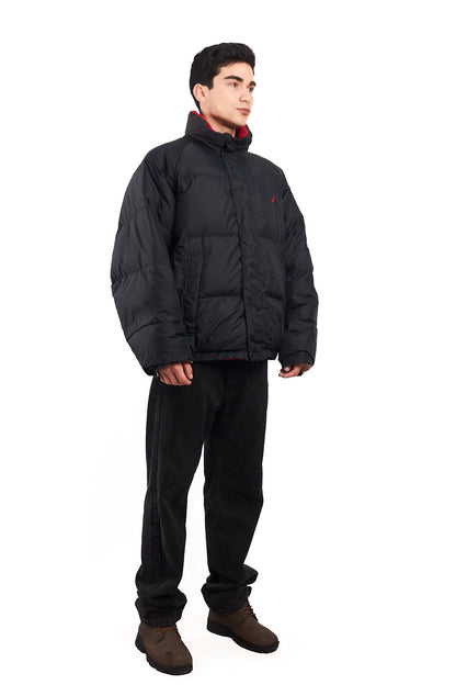 2000 Vintage Nautica NS-83 Reversible Down Puffer Jacket (XL)
