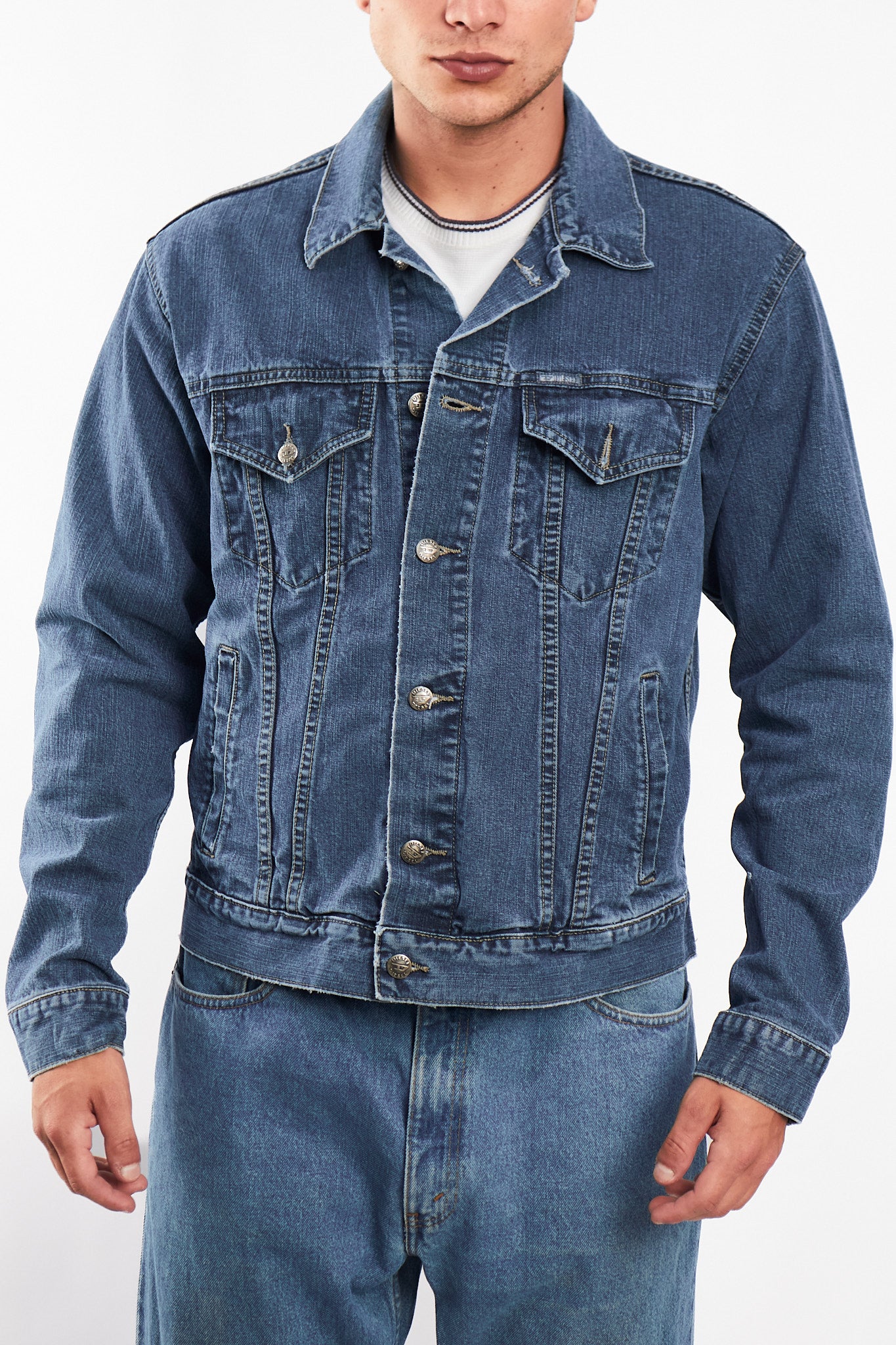 2000 Diesel Vintage Blue Denim Jacket (M/L)