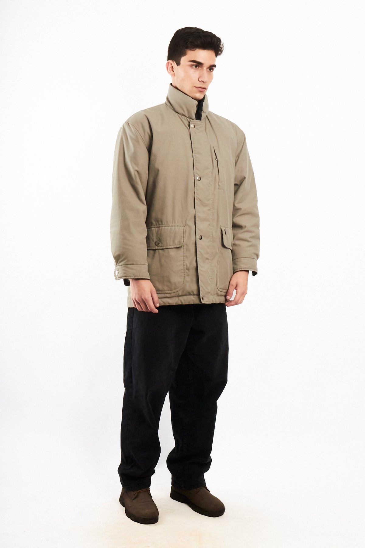 1990 Vintage Yve Saint Laurent Reversible Down Coat (M)