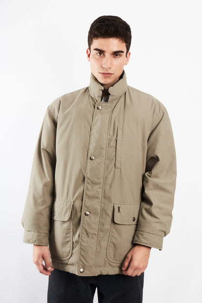 1990 Vintage Yve Saint Laurent Reversible Down Coat (M)