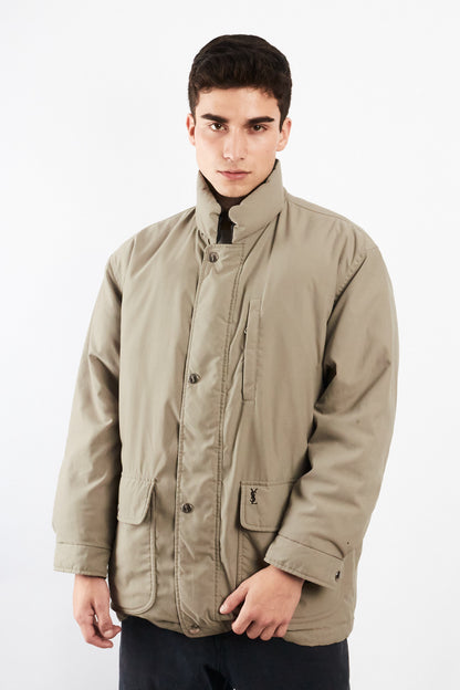 1990 Vintage Yve Saint Laurent Reversible Down Coat (M)