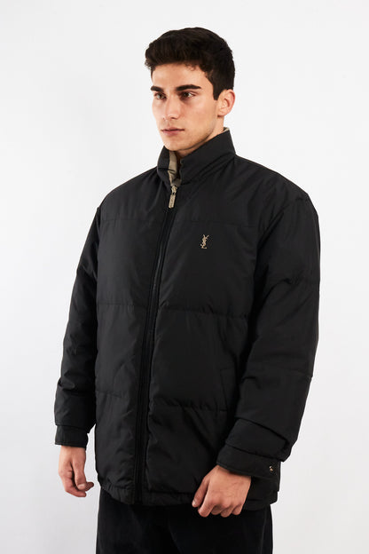 1990 Vintage Yve Saint Laurent Reversible Down Coat (M)