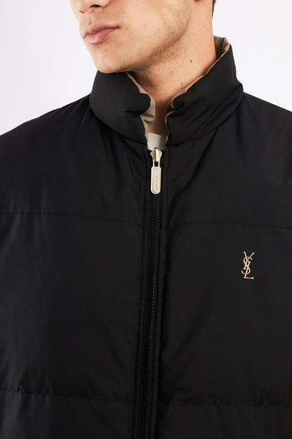 1990 Vintage Yve Saint Laurent Reversible Down Coat (M)