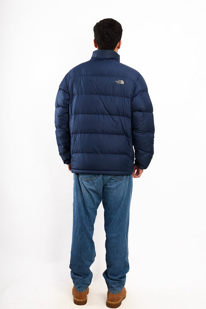 2000 Vintage The North Face Navy Goose Down Puffer Jacket (M/L)