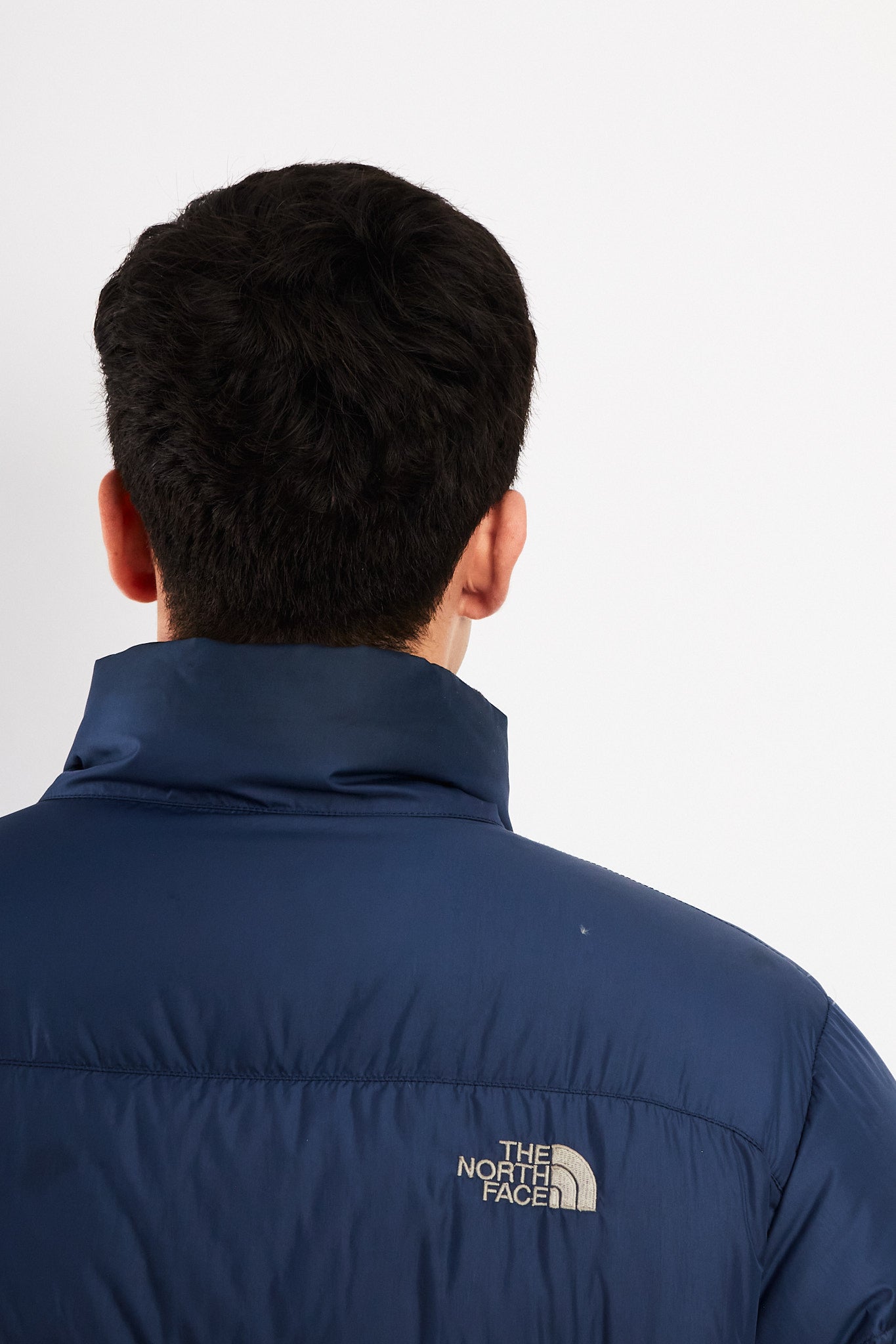 2000 Vintage The North Face Navy Goose Down Puffer Jacket (M/L)