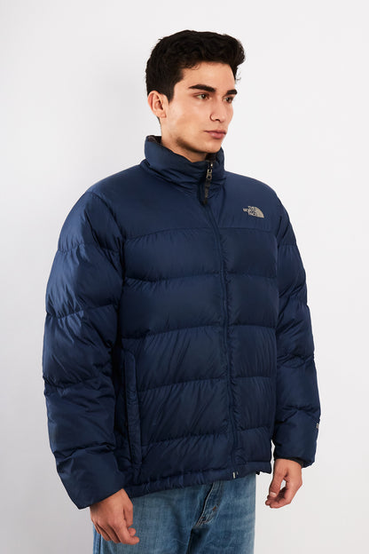 2000 Vintage The North Face Navy Goose Down Puffer Jacket (M/L)