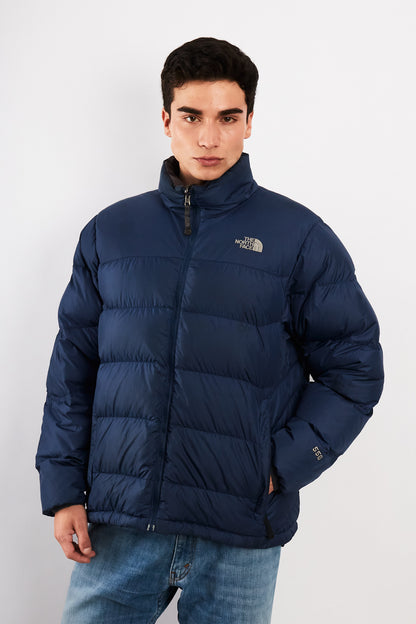 2000 Vintage The North Face Navy Goose Down Puffer Jacket (M/L)