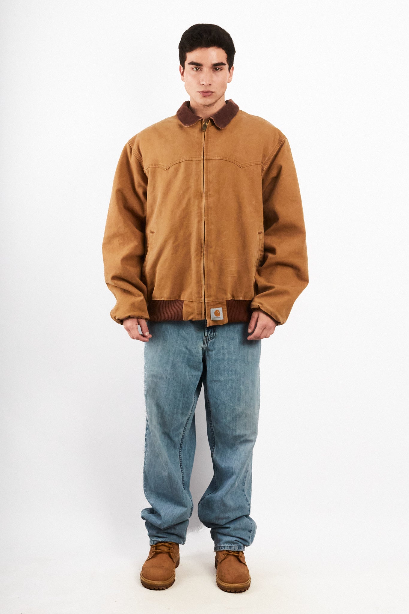 2000 Vintage Carhartt Western Santa Fe Quilted Jacket (XL)