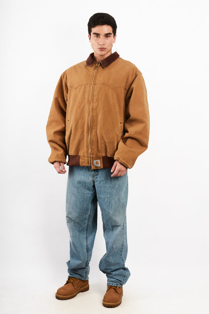 2000 Vintage Carhartt Western Santa Fe Quilted Jacket (XL)