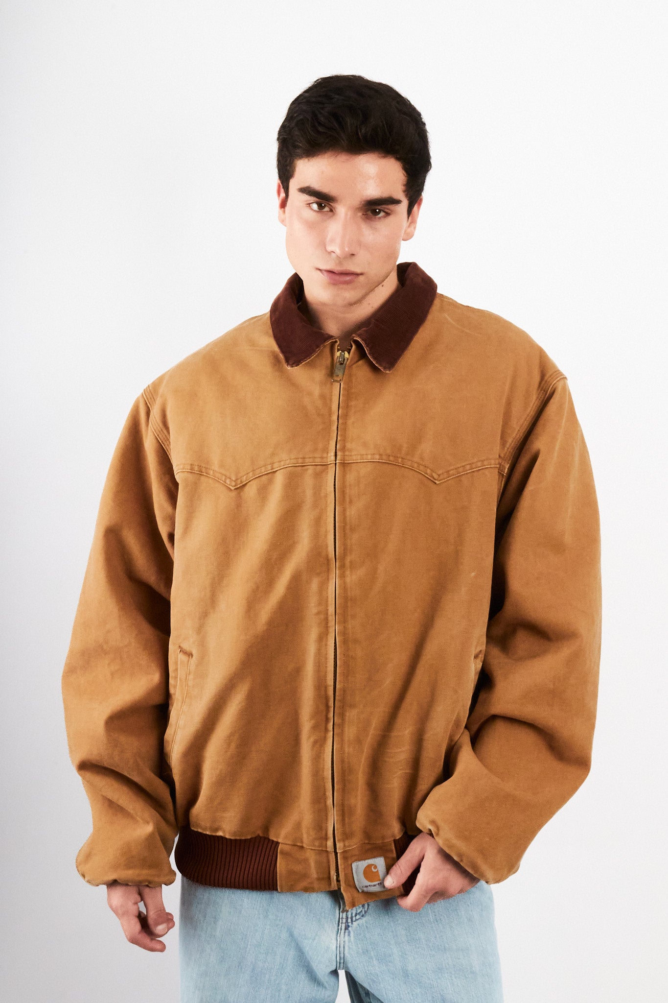 2000 Vintage Carhartt Western Santa Fe Quilted Jacket (XL)