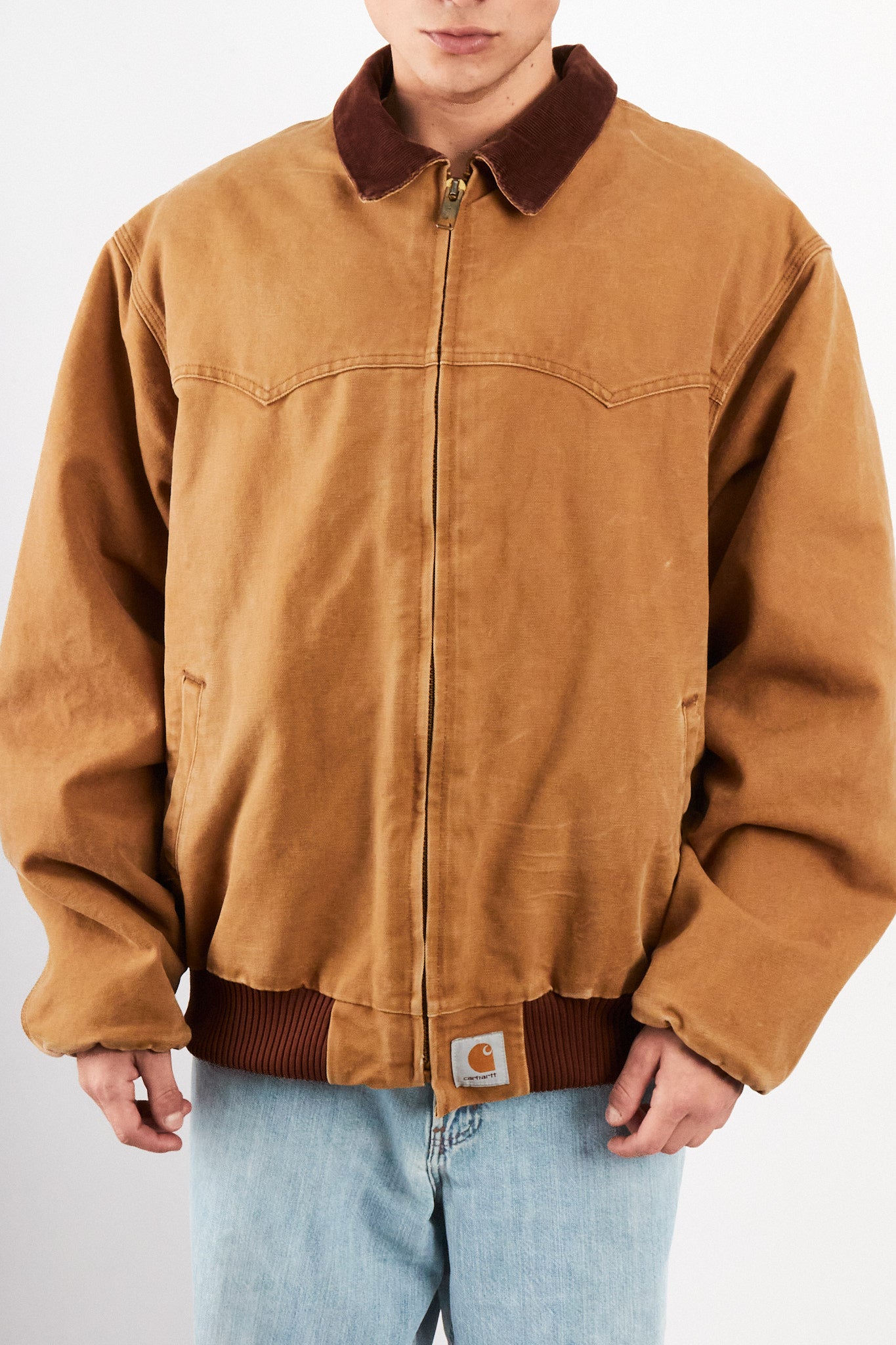2000 Vintage Carhartt Western Santa Fe Quilted Jacket (XL)