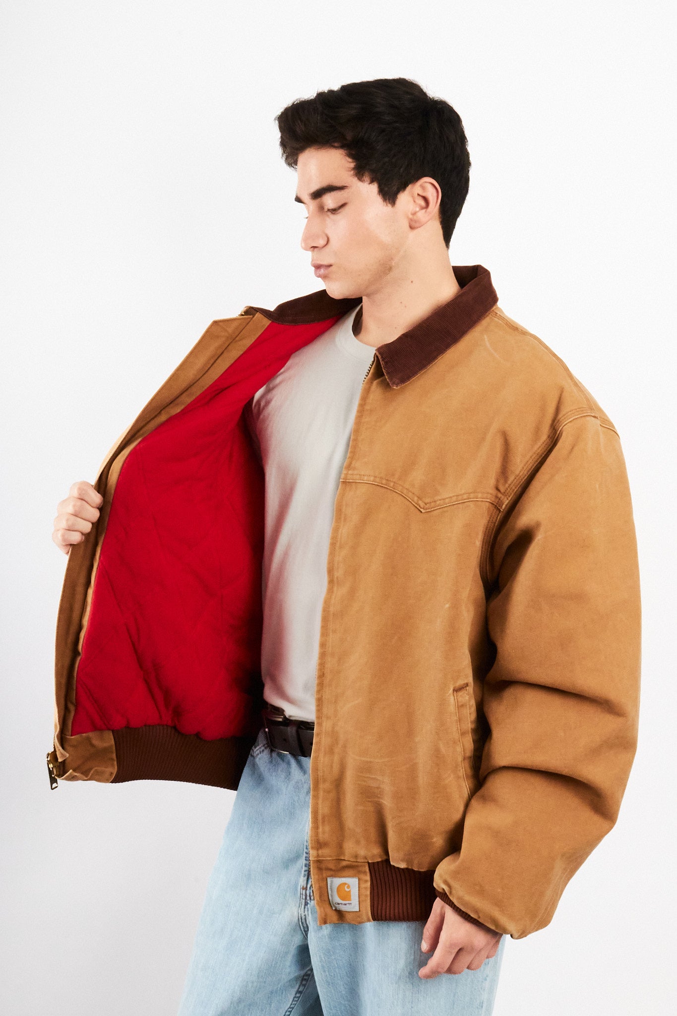 2000 Vintage Carhartt Western Santa Fe Quilted Jacket (XL)