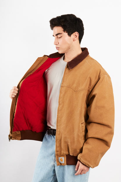 2000 Vintage Carhartt Western Santa Fe Quilted Jacket (XL)