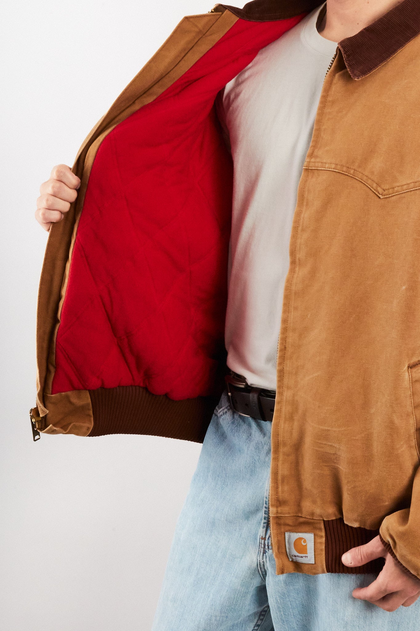 2000 Vintage Carhartt Western Santa Fe Quilted Jacket (XL)