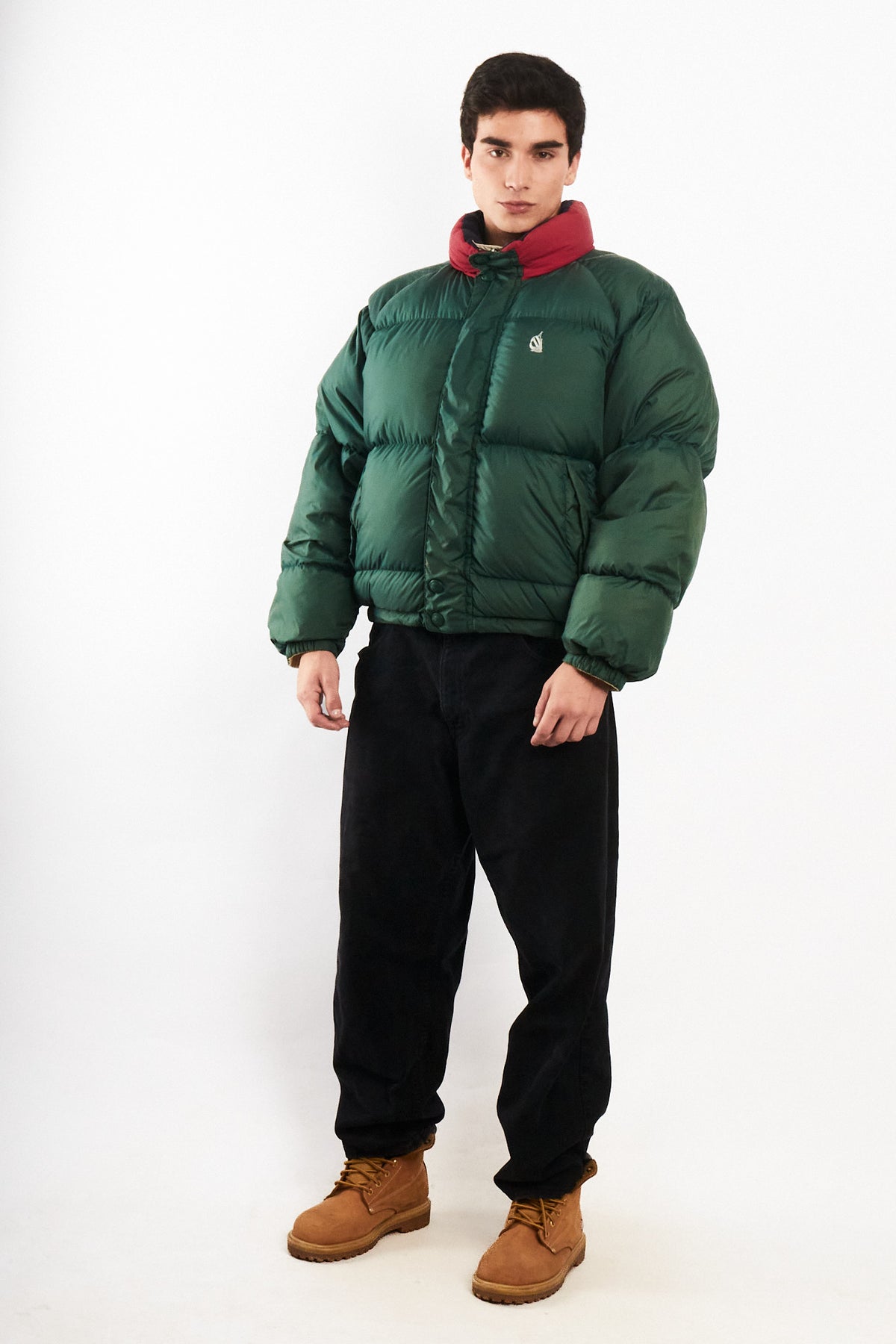 1990 Vintage Nautica Impermeable Down Big Logo/ Puffer Jacket (M/L)