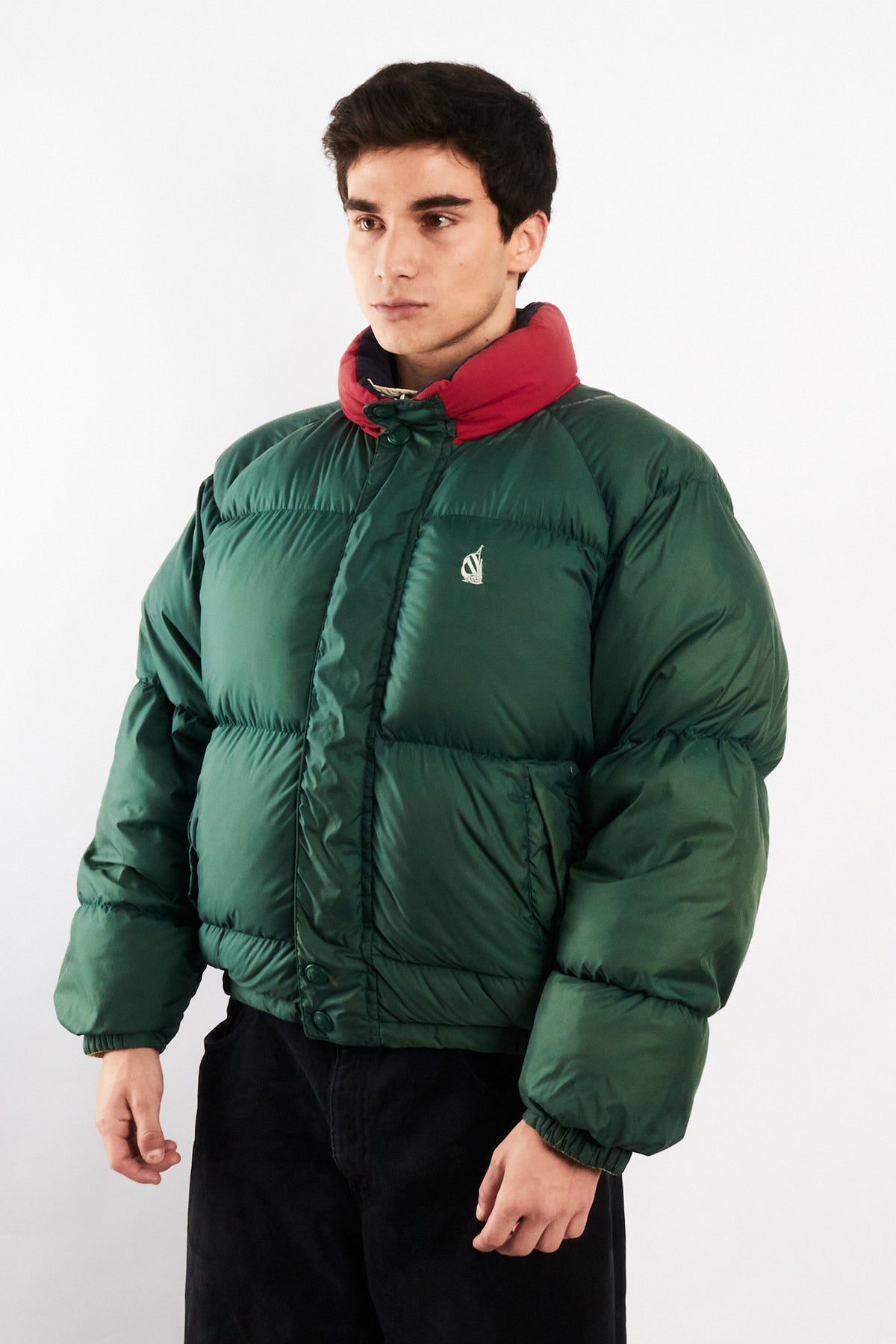1990 Vintage Nautica Impermeable Down Big Logo/ Puffer Jacket (M/L)